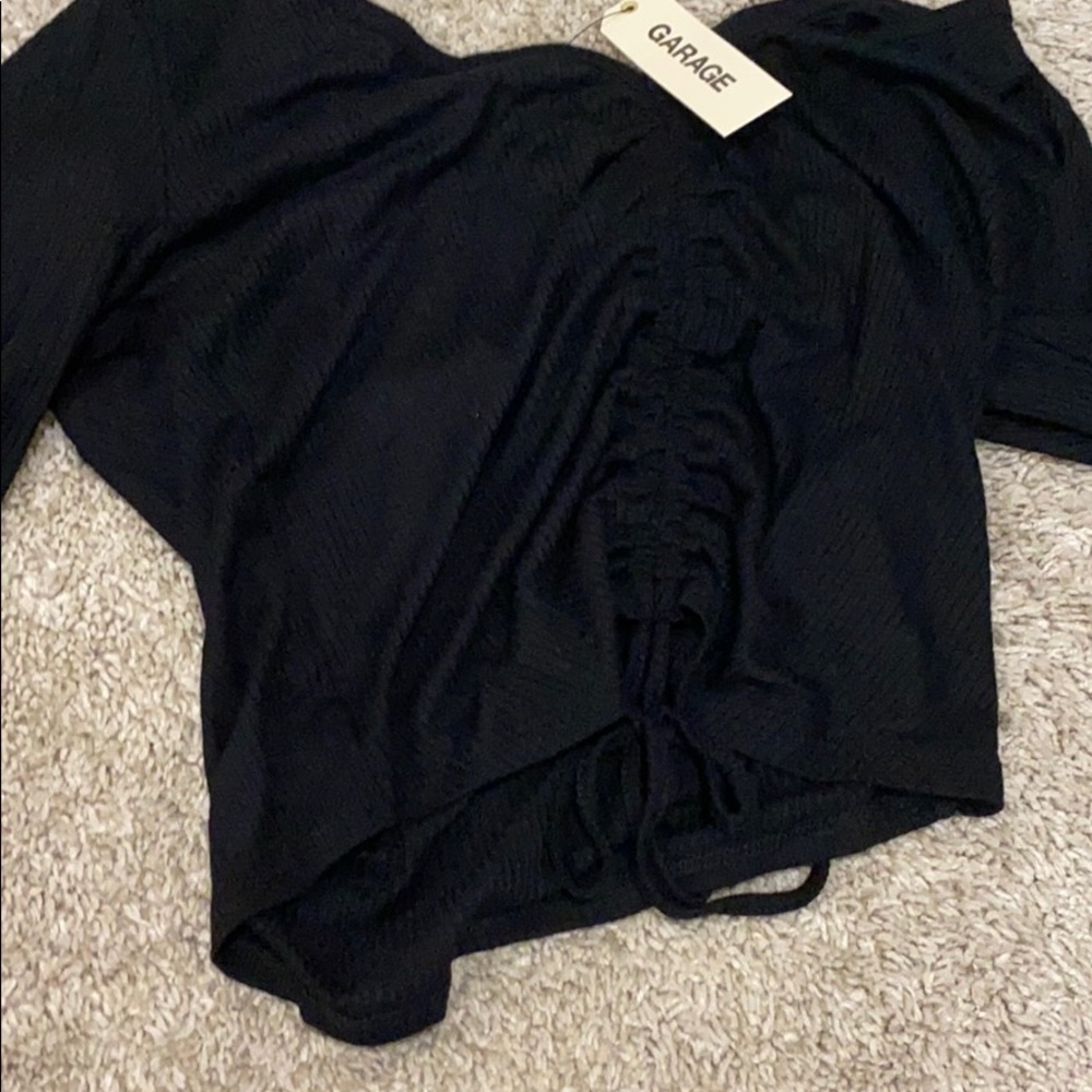 Black garage top